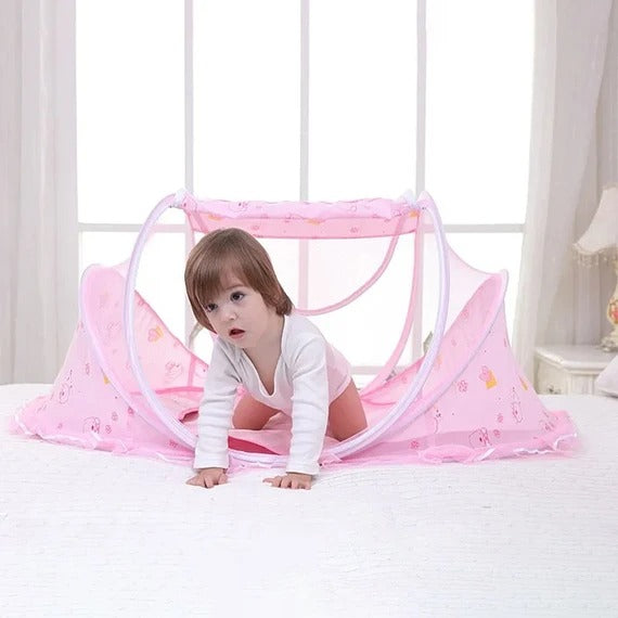 Portable Baby Mosquito Net Tent – Safe Sleep Anytime, Anywhere