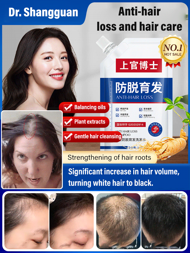 🔥 Anti-hair loss and hair growth shampoo