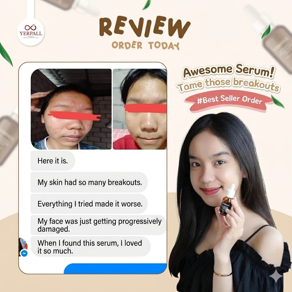 Herbal Strawberry Face Serum – Whitening, Nourishing & Anti-Aging Care