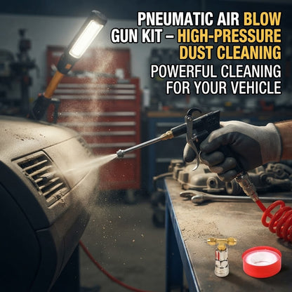 Pneumatic Air Blow Gun Kit – High Pressure Dust Cleaning