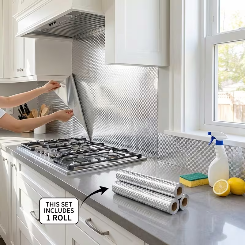 Waterproof PVC Self Adhesive Furniture Foil for Kitchen & Home Décor