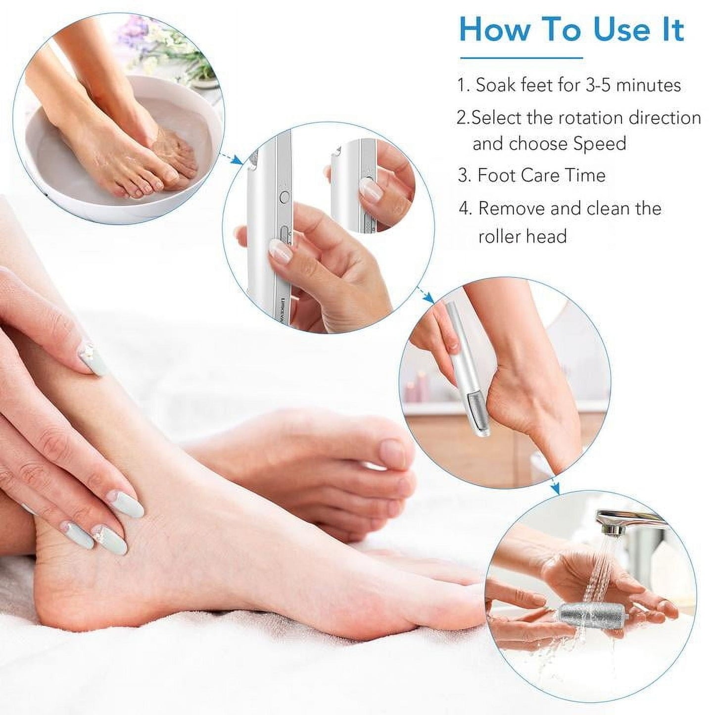 Rechargeable Electric Callus Remover