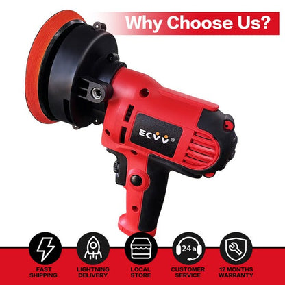 700W Corded Electric Car Polisher — Adjustable Speed Machine