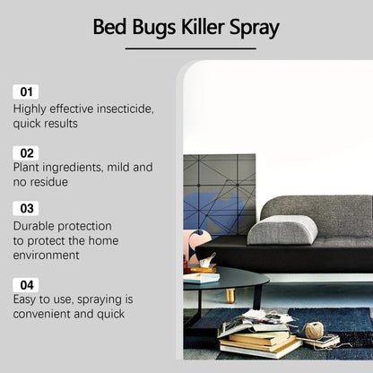 Bed Bug Spray – Fast, Safe & Travel-Ready Protection.