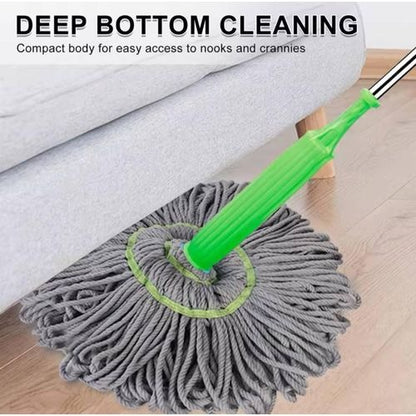 Self-Wringing Magic Mop – Hands-Free, Fast & Effortless Cleaning