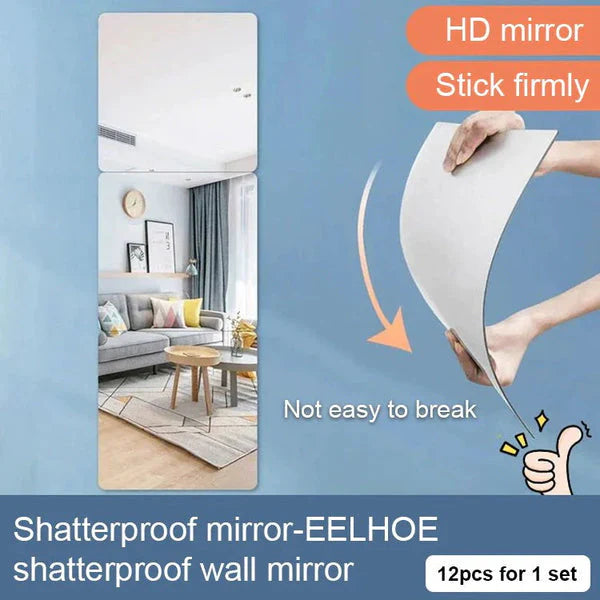 Acrylic Mirror Sticker – Flexible, Safe & Stylish Reflections Anywhere