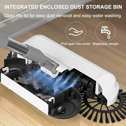 Electric Floor Mop & Sweeper – Household Hand Push Floor Cleaning Machine