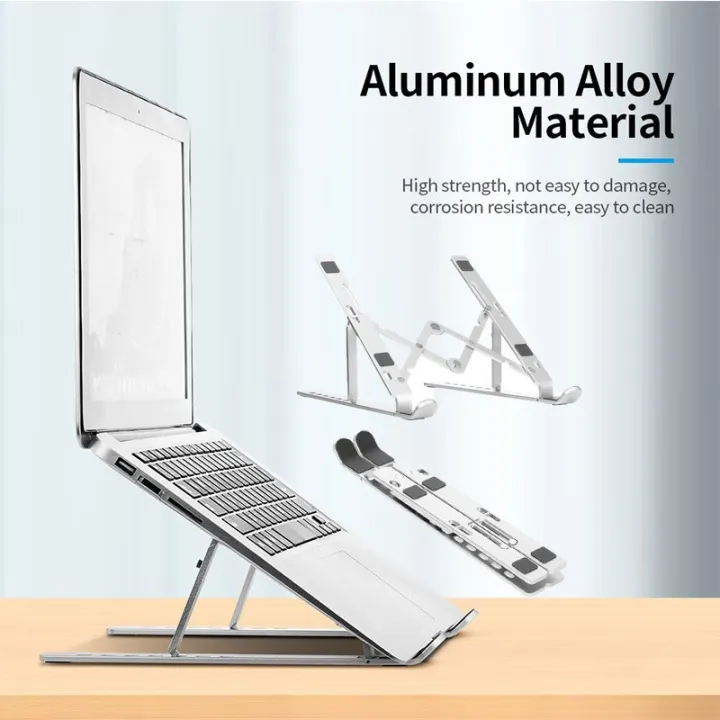 Adjustable Laptop Stand – Ergonomic Foldable Desk for MacBook