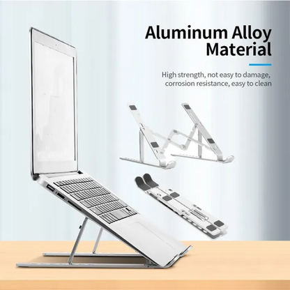 Adjustable Laptop Stand – Ergonomic Foldable Desk for MacBook