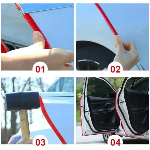 Car Door Anti-Collision Strip (5M) – Edge Protection & Scratch Guard Trim