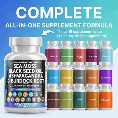 Irish Sea Moss Capsules Complex with Turmeric Extract 95%