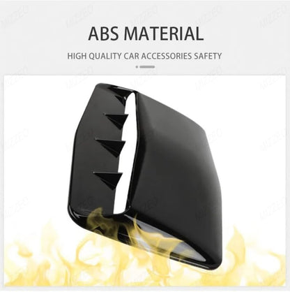 Sporty Car Hood Scoop Air Flow Vent – Universal Decorative Bonnet Upgrade