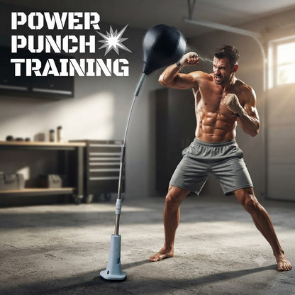 Freestanding Boxing Reflex Bag – Adjustable Punching Target