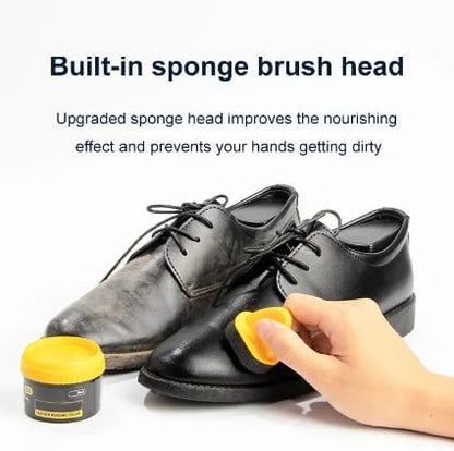 3-Pack (Black, Brown, Neutral) Leather Repair Cream Liquid Shoe Polish