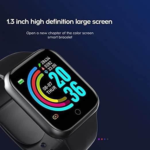 D20 Y68 Pro Smart Watch – Color Screen & Step Counter