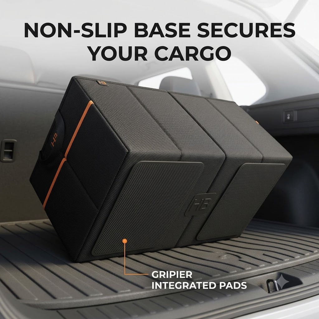 Foldable Car Trunk Storage Box – Multi Purpose Cargo Organizer