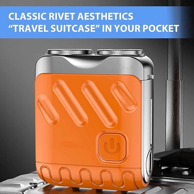 Portable Dual Ring Electric Shaver — Smooth Shave Anywhere