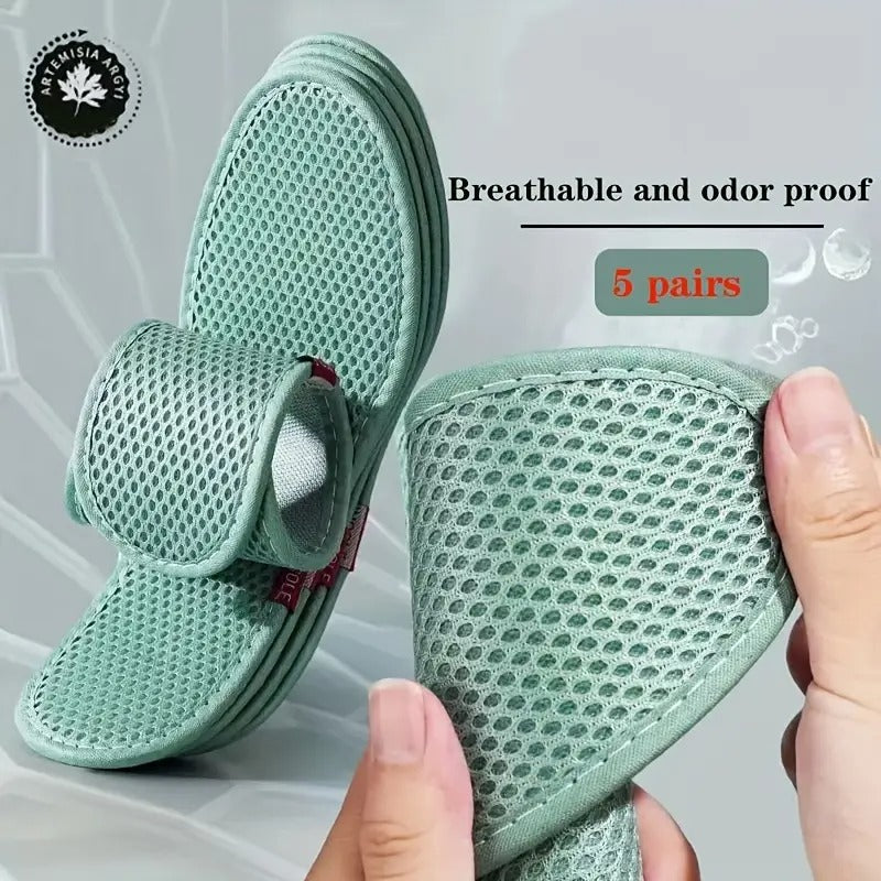 Mesh Insoles Sweat-Absorbing & Odour-Free - Buy 1 Get 5