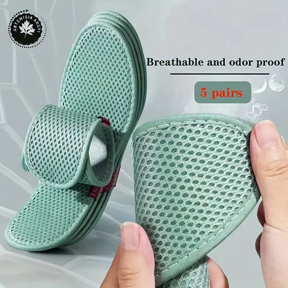 Mesh Insoles Sweat-Absorbing & Odour-Free - Buy 1 Get 5