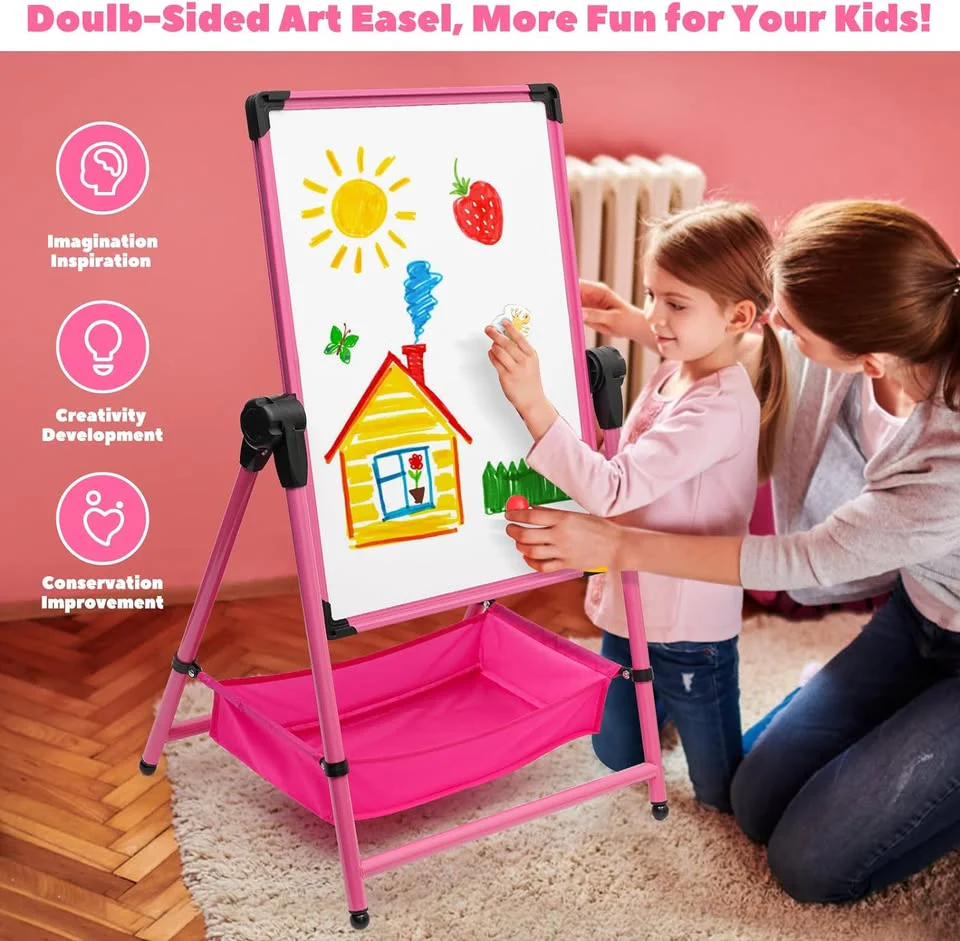 Wooden Magnetic Drawing Board for Kids Erasable