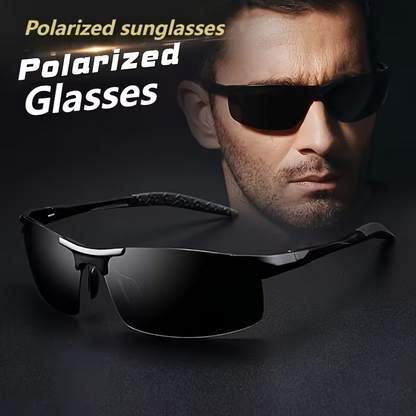 Polarized Half Frame Sports Sunglasses – Outdoor & Driving Eyewear Unisex