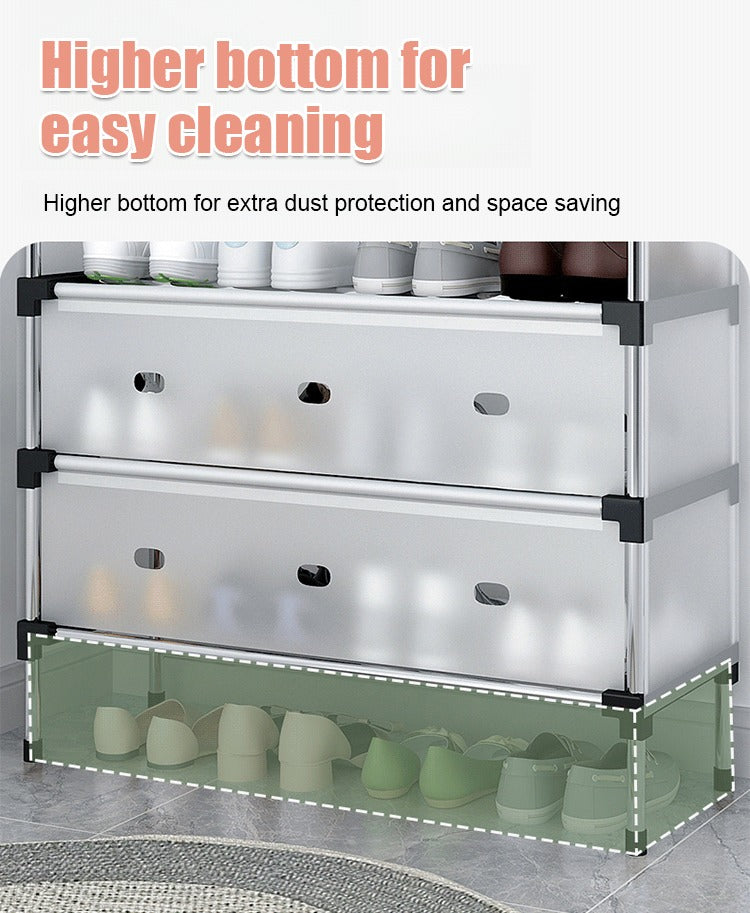 Multi-Layer Storage Shoe Rack - Space-Saving Dustproof
