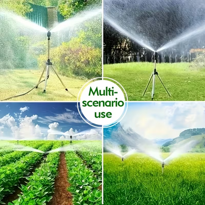 Telescoping Tripod Garden Sprinkler – Large Coverage