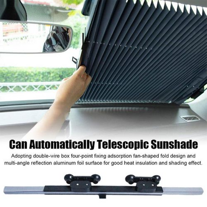 Retractable Car Window Sunshades – UV Blocking Protection for Front & Rear Windows