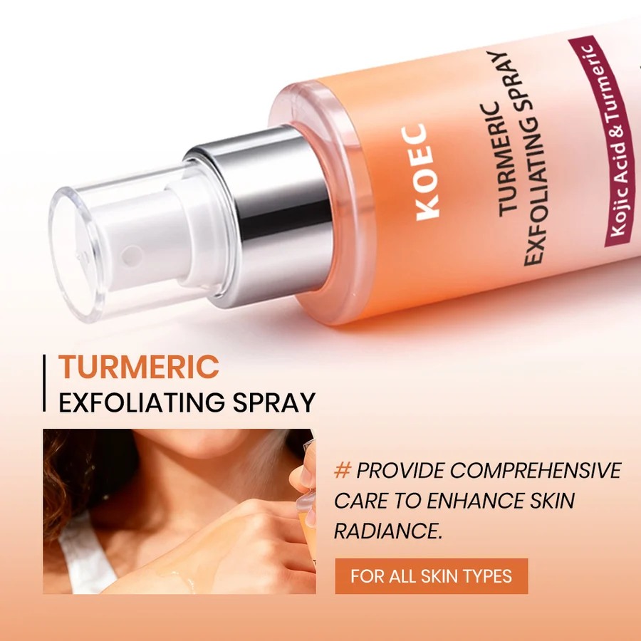 Turmeric Exfoliating Body Spray – Hydrating & Moisturizing Skin Care Spray
