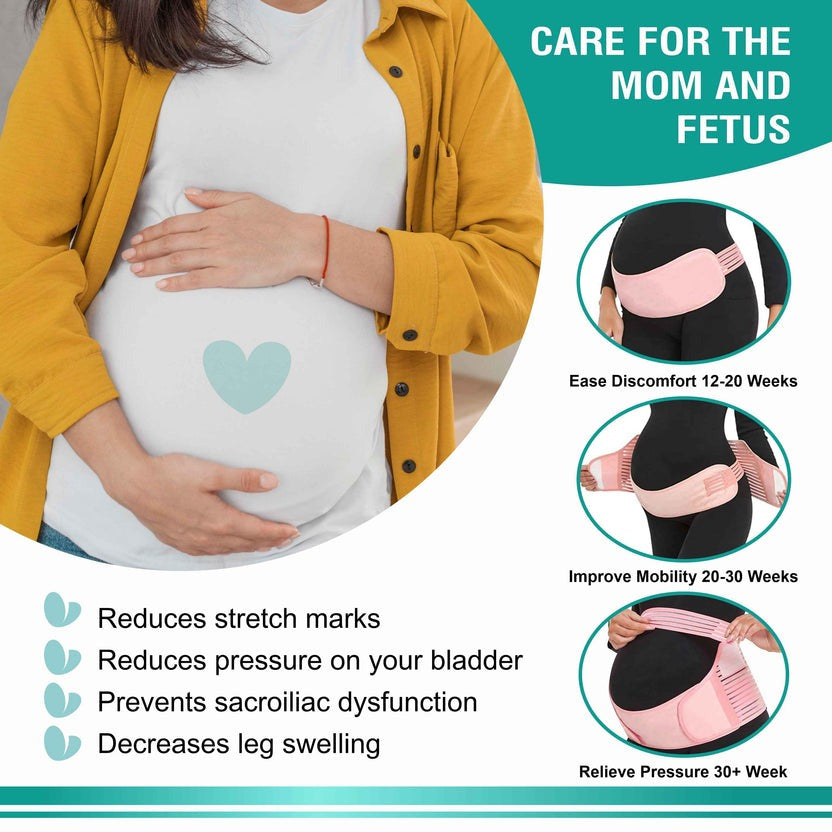 Breathable Pregnancy Belly Support Belt – Comfortable Maternity Waist Band