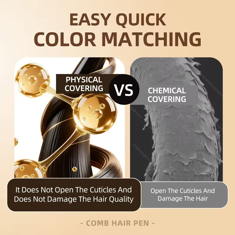 Hair Dye Comb – Instantly Turn Grey Hair Back to Natural Black