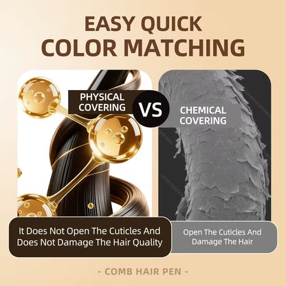 Hair Dye Comb – Instantly Turn Grey Hair Back to Natural Black