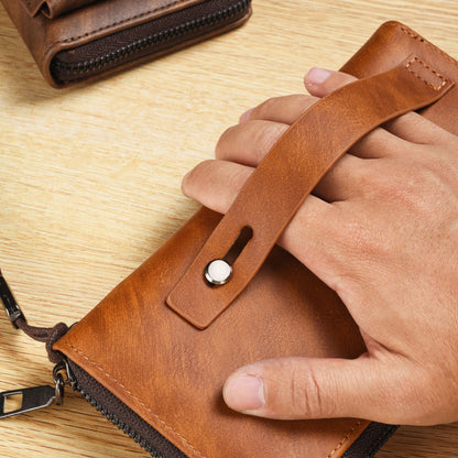 Vintage Large Capacity Multi-Function PU Leather Men’s Wallet
