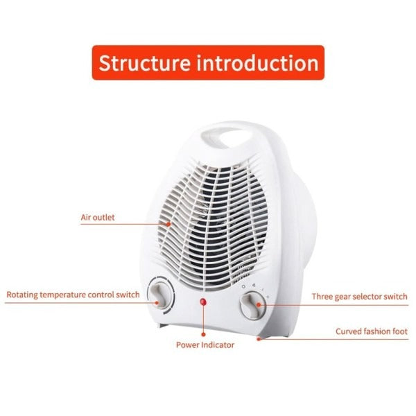 Zep FK 1/0 Fan Heater — 2000W Fast Home Heating