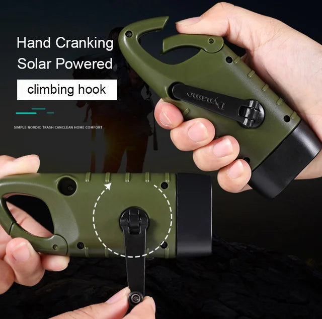 Outdoor Solar Powered Flashlight