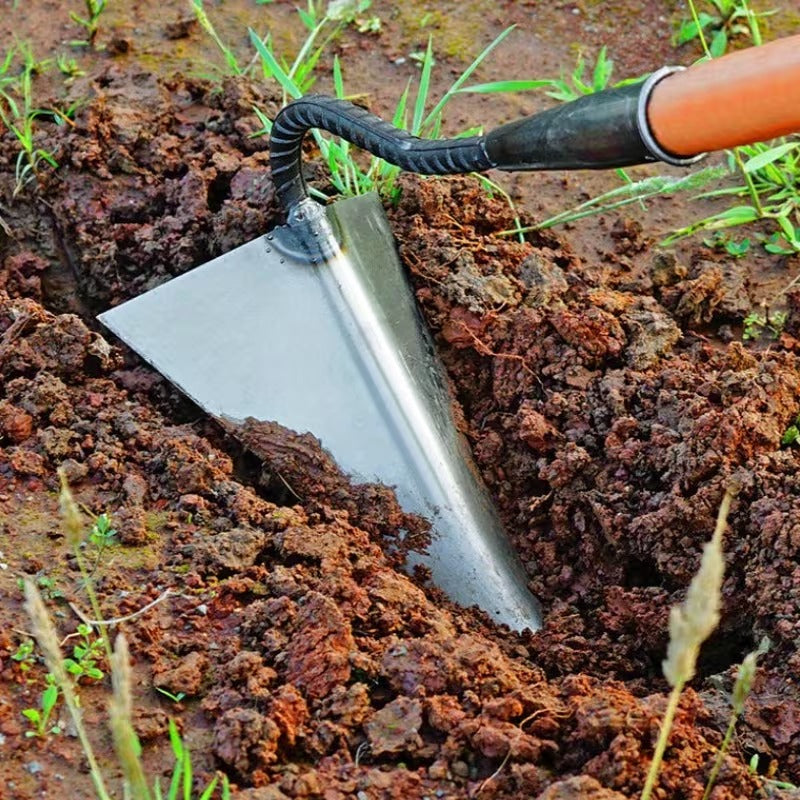 Jingsida Carbon Steel Triangular Hoe Soil Digging Tool
