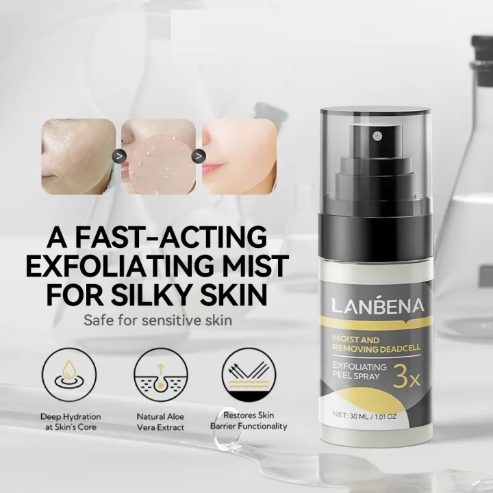 Exfoliating Peel Spray for Body – Aloe Vera Hydrating Skin Renewal