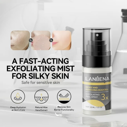 Exfoliating Peel Spray for Body – Aloe Vera Hydrating Skin Renewal
