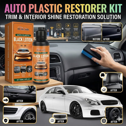 Auto Plastic Restorer Kit – Trim & Interior Shine Restoration Solution