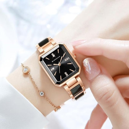 Women’s Rectangular Quartz Watch
