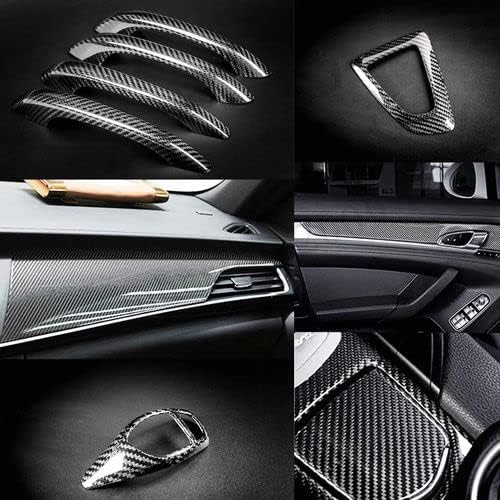 5D Carbon Fiber Car Door Sill Protector Strips