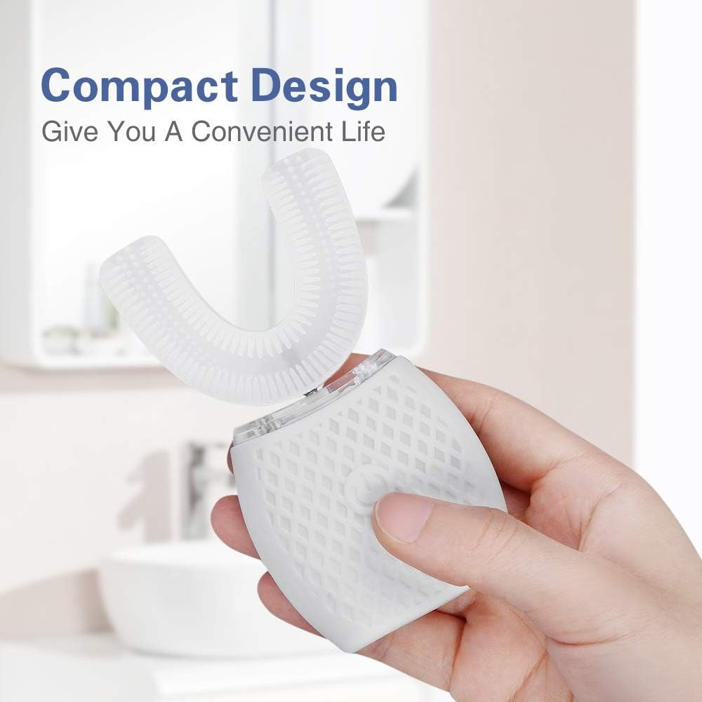 U-Shaped Electric Toothbrush — 360° Silicone Design