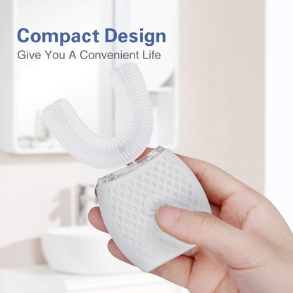 U-Shaped Electric Toothbrush — 360° Silicone Design