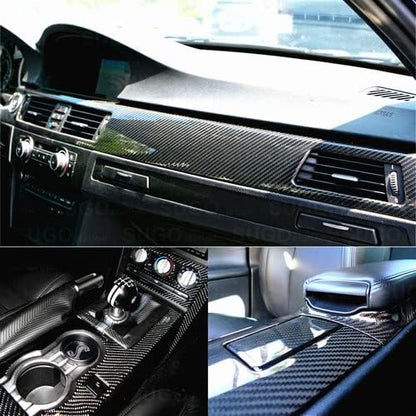 5D Carbon Fiber Car Door Sill Protector Strips