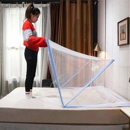 Foldable mosquito net - 360 degree rotation