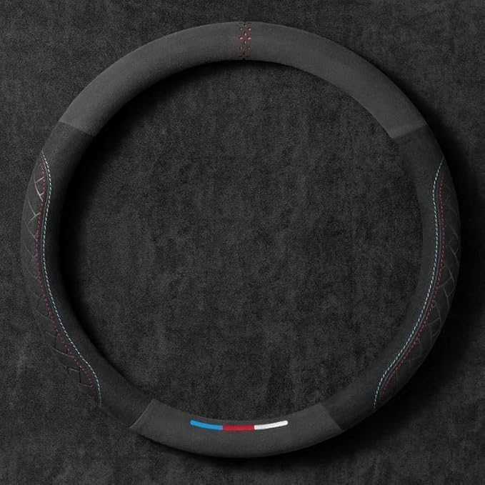 Soft Suede Steering Wheel Cover – Comfort, Grip & Style for All Cars