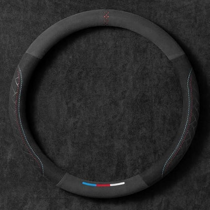 Soft Suede Steering Wheel Cover – Comfort, Grip & Style for All Cars