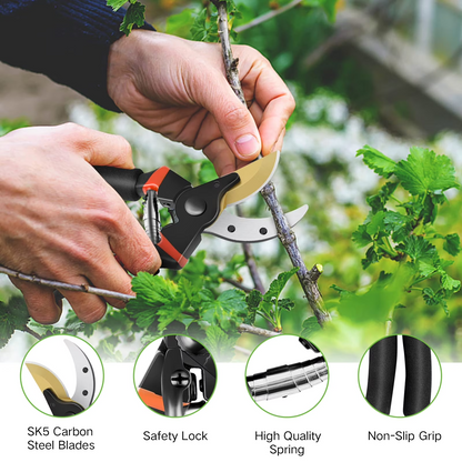 Garden Pruner Shears – Manual Branch & Flower Cutting Tool