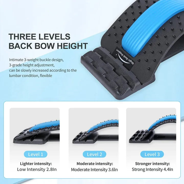 Lumbar Back Stretcher Relieve Pain & Realign Your Spine Naturally
