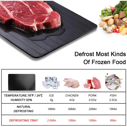 Quick Defrosting Tray – Fast Thawing Plate for Frozen Food